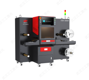 全自動卷料刻字膜激光模切機
